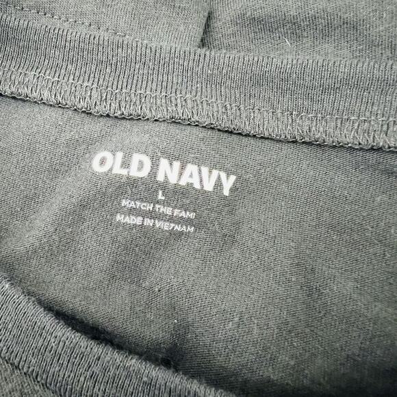 Old Navy Grey Hola Latin Graphic Red Yellow Green Tee Womens Large - Picture 3 of 5